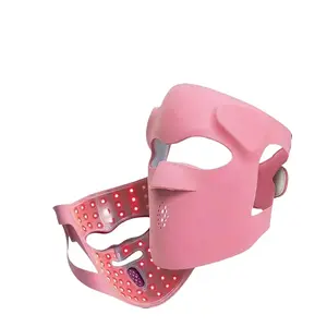 3D Red Light Therapy Mask - 280 LEDs Professional Grade for Anti-Aging & Acne - 9 Modes Wireless Face Mask with NIR 850nm,at-home spa device non-invasive skincare
