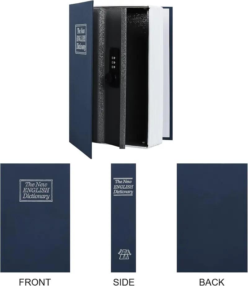 Diversion Book Safe Storage Box Dictionary Secret SafeCan with Security Combination Lock, Diversion BookHidden Safe for Storing Money, Jewelry, Gun and Passport#BookSafe