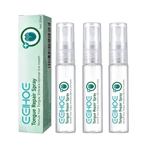 Tongue Repair Spray Repair White tongue coating to relieve dry, cracked and swollen tongue Oral care spray Pink Moisturizer
