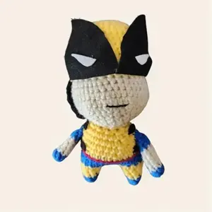 Wolverine Amigurumi Crochet Doll