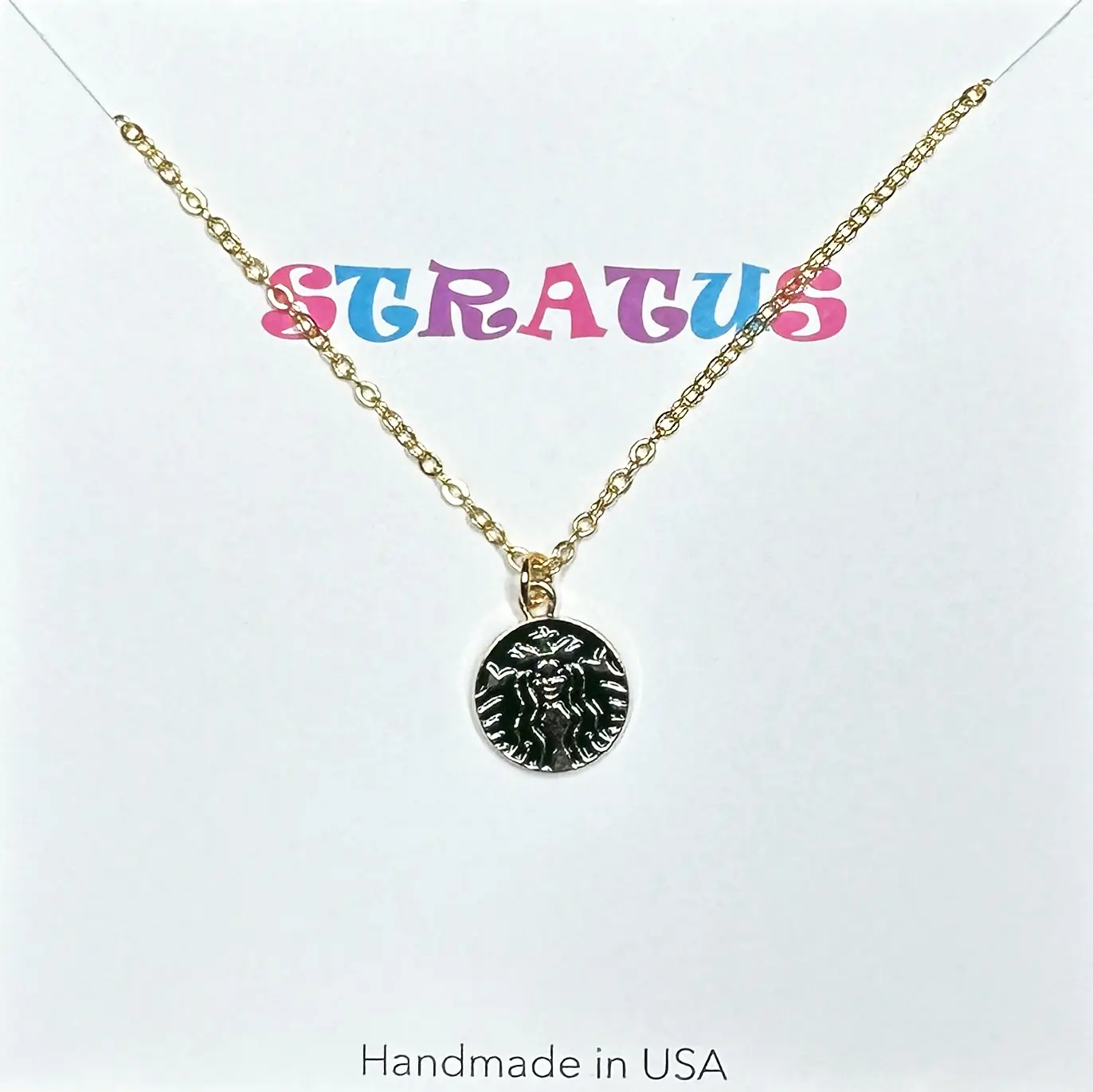 Coffee Shop Charm 18 Inch Necklace