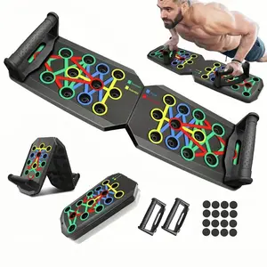 Foldable Push Up Board, 1 Set Portable Push Up Stand, Push Up Equipment, Home Gym Equipment, Strength training equipment, Fitness Accessories for Home Workout, Adjustable Workout Equipment, Birthday gifts, Christmas Gift, TikTok Shop Black Friday