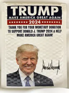 Socialism Sucks Donald Trump Mailer for Hilarious Pranks, Thank You For Your Donation MAGA Gift for Political Folks, Send To Your Friends - Trump Donate Mailer for Democrats and Republicans