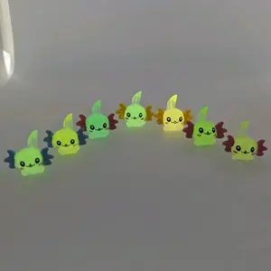 1 Piece Mini Glowing Axolotl Figure