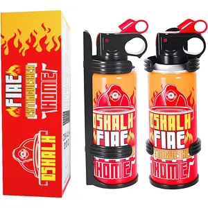 2PCS Mini Fire Extinguishers for Vehicle & Home & Kitchen- Small Portable Water-Based Car Fire Extinguisher Kit with Brackets - Stay Safe Emergency Suppression for Motorcycle & RV & Kitchen
