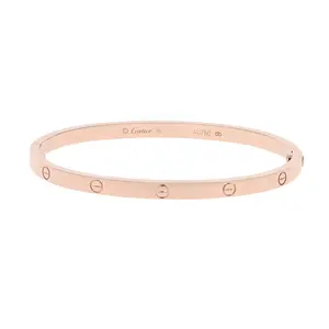 Pre-owned Cartier Small Model Love Bracelet Size 16