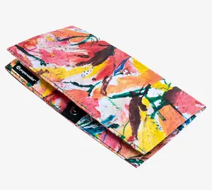 Among the Flowers Clutch Wallet by Paperwallet - Slim Tyvek® Material with RFID Protection & 3 Card Slots - Unisex Design for Men & Women