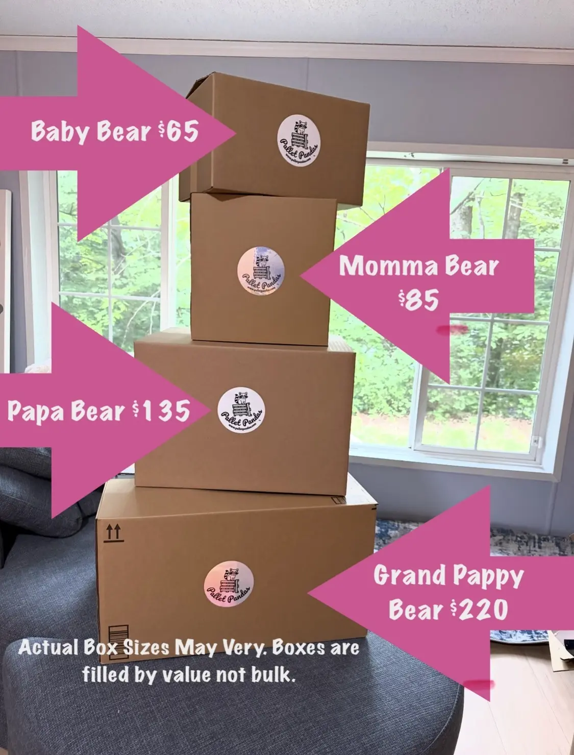Pallet Pandas Mystery Boxes