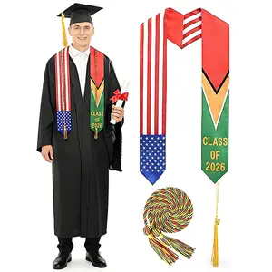 Class of 2026 Graduation Sash with Honor Cord Senior Grad for Her Him Dual Culture Graduation Sash Set Class of 2026 Patriotic Country Flag Sash with Honor Cord & Tassel Graduation Gift for Him Her Full Face UV Protection Ski Mask