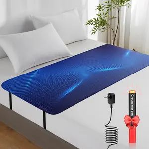 Grounding Mat for Bed, Earth Connected Mattress Cover Grounding Pad Grounded Kit, Cord Included (Queen)