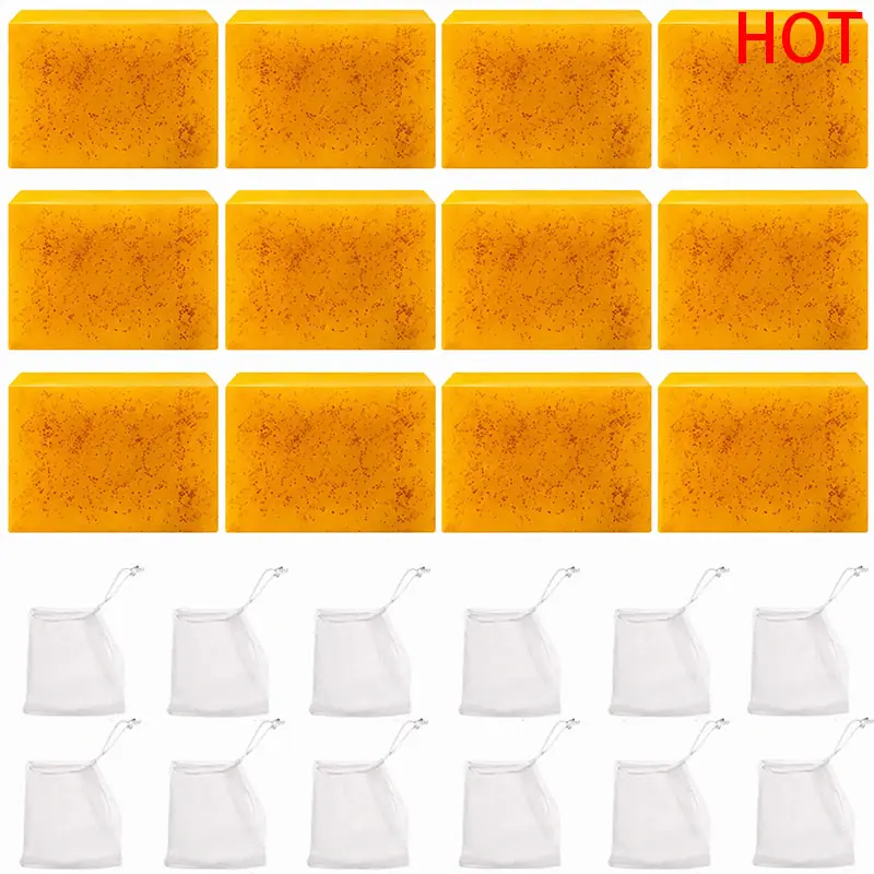Turmeric Kojic Acid Soap Bar for Face & Body, Brightening Cleansing Soap, Moisturizing Nourishing Bath Soap, Daily Skincare Body Care, Natural Extract Beauty Bar #Summervibes
