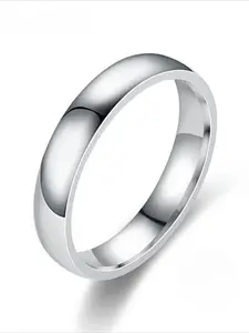 925 Sterling Silver Band Ring Polish Surface Classic Design for Engagement Wedding Stackable Jewelry High Quality Ring Gift for Her Wedding Rings