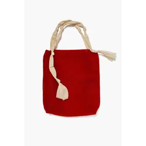 Mesh Net Tote Red