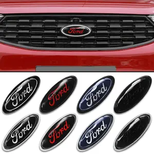 High-Quality Abs Material Ford Front & Rear Emblem Set, Durable Non-Deforming Waterproof High-Temperature Resistant Corrosion-Resistant Car Truck Decal