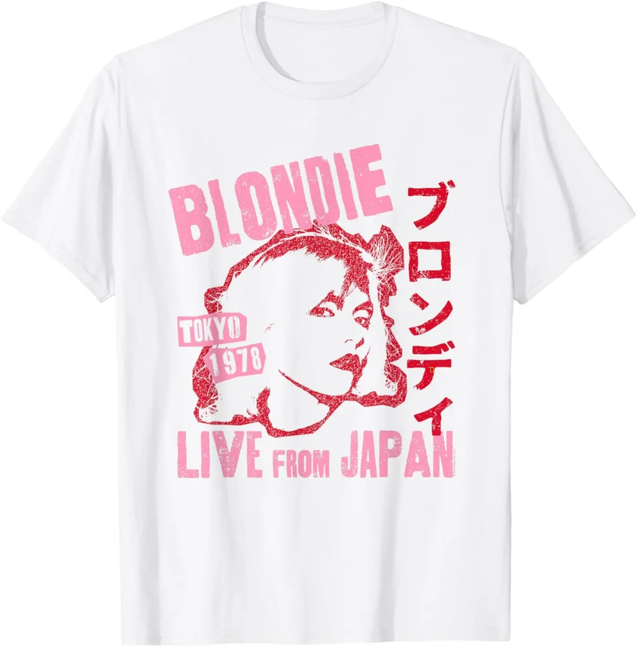 Blondie Live from Japan Flyer Vintage Band T-Shirt Sweatshirt Hoddie C67