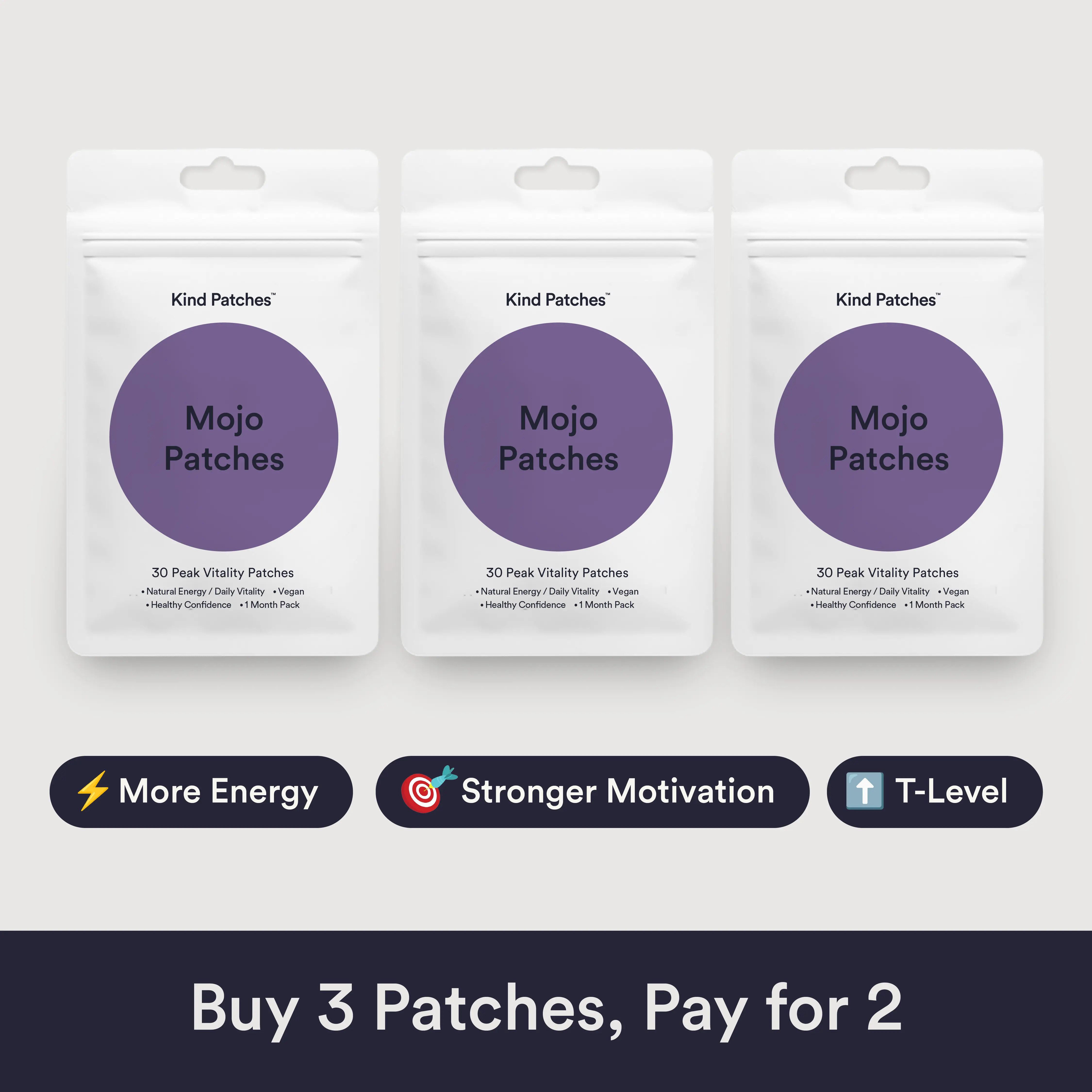 3 Packs of Mojo Patches (Best Seller)