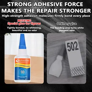 20g Bottle Strong Adhesive Fast Drying Glue, Multi-Functional Universal, Ideal for Figurines, Ceramics, Metal, Leather, Rubber, Wood, Clothes