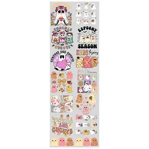 Hispanic Halloween Premade Gangsheet 14 Full Size Transfers Ready to Press DTF Transfer Hot Peel for Adult Prints