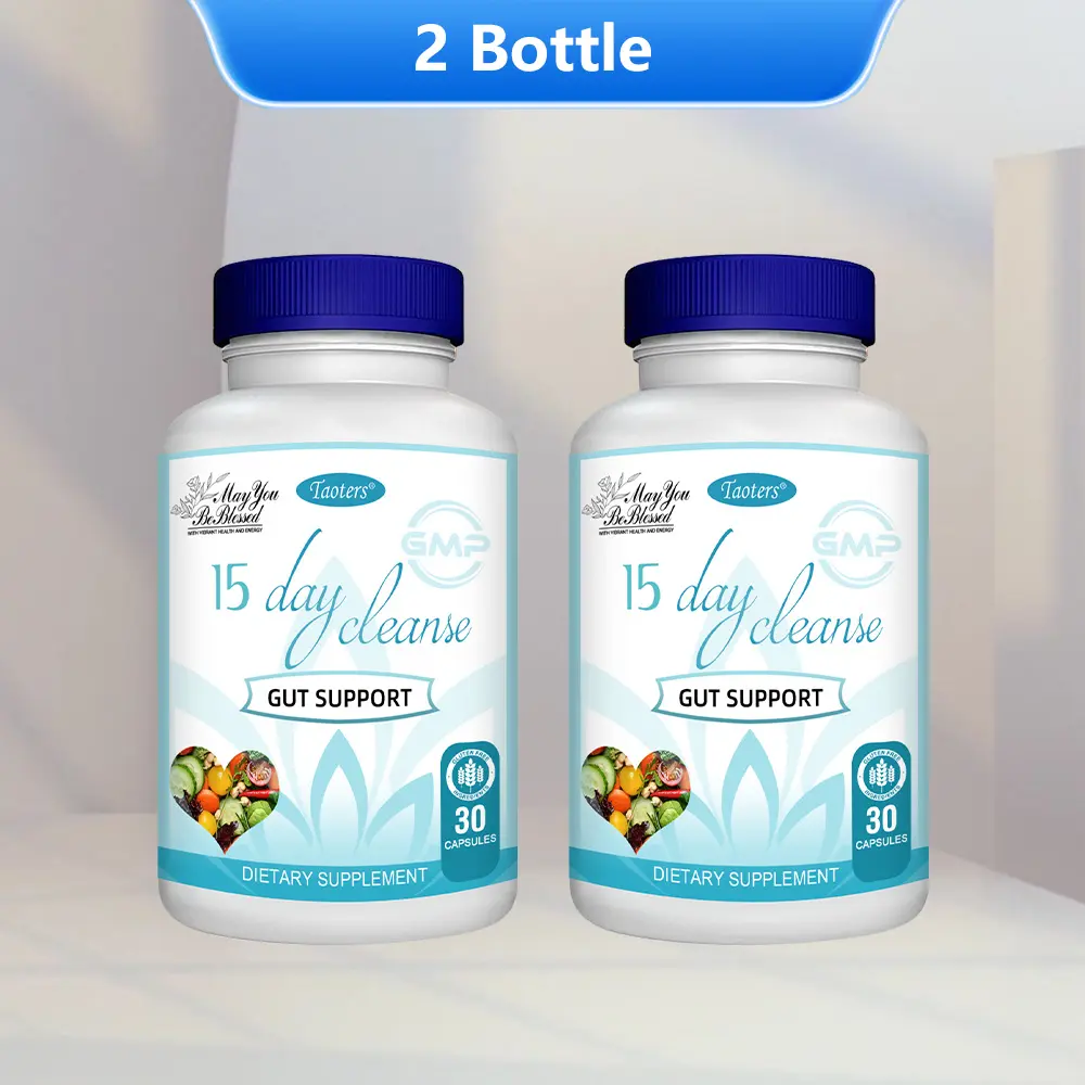 2 Bottles,Taoter 15 Day Gut Health Supplement,Support Digestive Health, Nutrient Absorption Booster