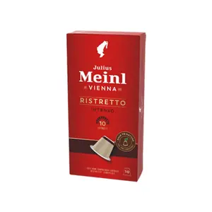 Julius Meinl Lungo Classico Ristretto Intenso 100 Premium Coffee Pods 100% Arabica Beans for Nespresso Machines