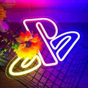 Game Neon Sign, USB Powered LED Neon Light Sign, Dimmable Neon Light, Modern Mood Lighting for Game Room, Wall Art for Beer Bar Man Cave Game Teen Bedroom