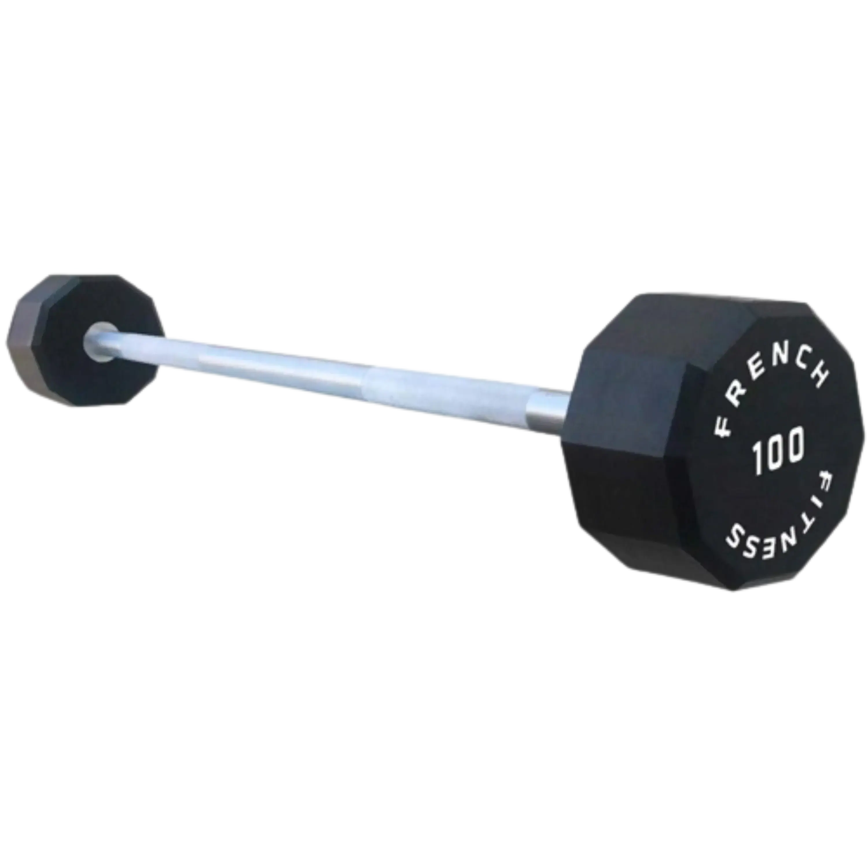 French Fitness Straight Urethane Barbell 100 lbs - Single (New)