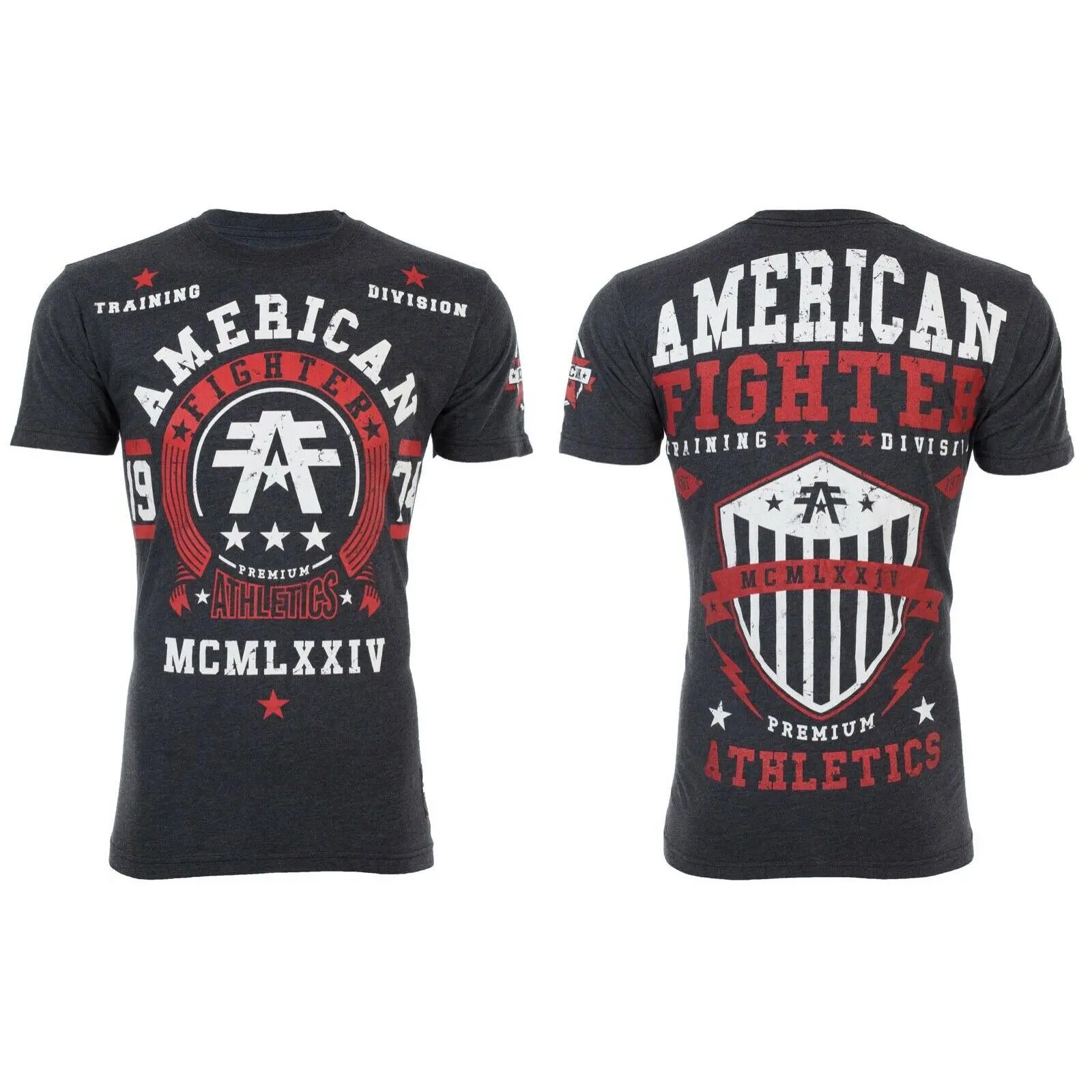 American Fighter Mens Graphic Short-Sleeve Casual Round Neck Athletic T-Shirt - Dalton Style, Casual T-Shirts