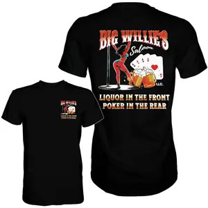 Big Willie's Saloon Unisex Tee-DK.X