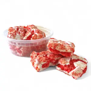 G-BOX Freeze Dried Ice Cream | Crunch Strawberry Shortcake Ice Cream Crumb Mix - Perfect for Camping, Outdoor, and Party - Air-tight Sealed in a Deli Container