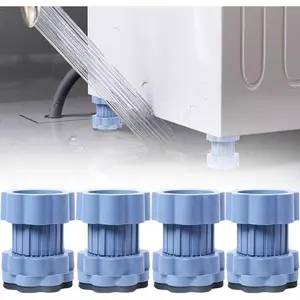 2025 Upgrade Universal Heightening Pad For Washing Machine Base, Anti Vibration Pads For Washing Machine Support Feet, Anti-Slip Base Washing Machine Stabilizer Pads Universal Washer Mat (8 PCS)