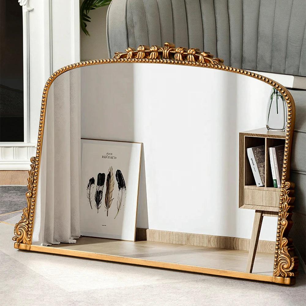 Vintage Arch Wall Mirror Decorative Mirrors for Bathroom Living Room Entryway
