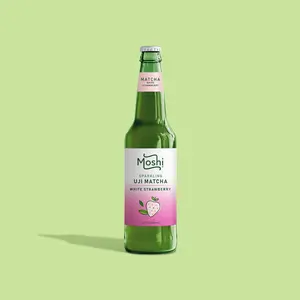 Moshi Sparkling Drinks - White Strawberry Uji Matcha