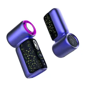 2026 Starry Sky Design Soccer Theme High-Speed Handheld Cooling Fan 100-Speed Turbo USB-Rechargeable Portable Outdoor Mini Gadget
