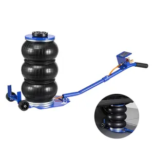 VEVOR Air Jack, 3 Ton/6613 lbs Triple Bag Air Jack, Airbag with Six Steel Pipes, Lift Up to 17.7 inch/450 mm, 1-6 s Fast Lifting Pneumatic with Long Handle & Rubber Pad for Cars, SUVs, Pickup Trucks