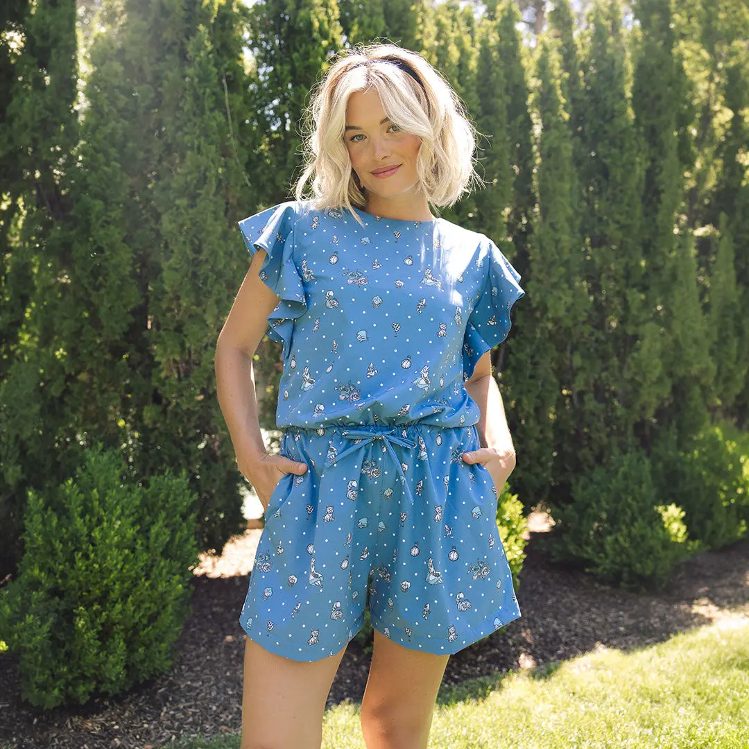 Disney 9 to 9 Romper, Alice Dot