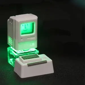 Custom keycaps for Esc Key and Tab Key, Mag.ne.tic and Light-Transmission Design, fits  Keyboards Especially 60% Mechanical Gaming Keyboard