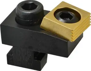 Mitee-Bite 1.94" OAL, 5/8" T slot, 17,792.89 N Holding Force, Steel, T Slot Toe Clamp 0.62" Body Height, 1" Jaw Wide x 0.38" Jaw Height, 1" Overall Height, 1.12" Wide 24148