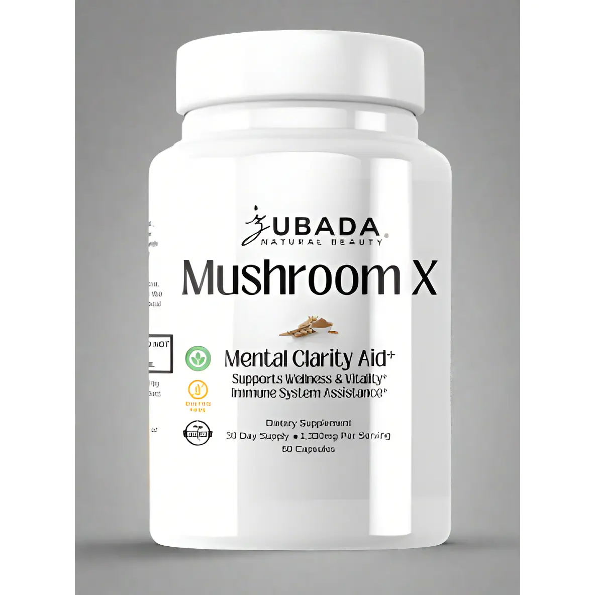 Zubada's Mushroom X: Mental Clarity Aid Supplement