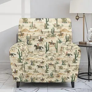 Stretch Camo Recliner Chair Cover – Forest Leaves Design, Anti-Slip Recliner Protector for Dogs, Hunters & Outdoor Lovers’ Living Room Decor