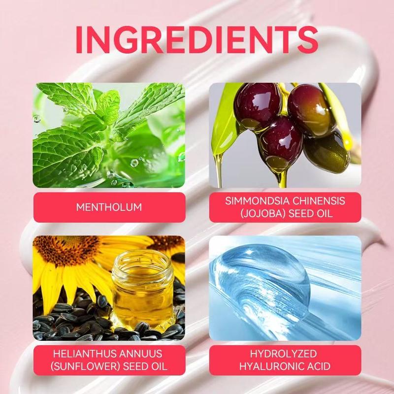 O Vanilla Frosting Cream Body Care Moisturizers with TriPlex Tingle & Sensory-Enriching Ingredients 1 fl oz