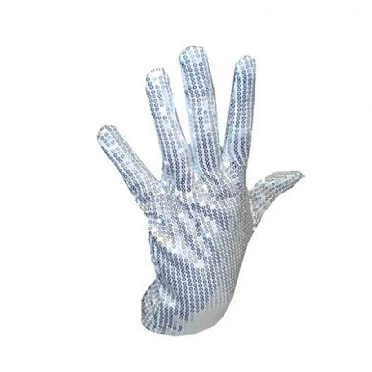 Blinkee 23150 Non-Light-Up Michael Jackson Right-Hand Sequin Gloves, 1-Size Men's Fashion Accessory Gloves, One-Size Men's Gloves