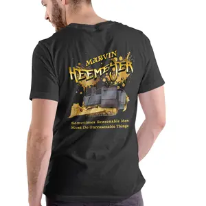 MARVIN HEEMEYER SOMETIMES REASONABLE T Shirt Unisex Cotton Casual Menswear Soft Comfortable Crewneck Short sleeve Top