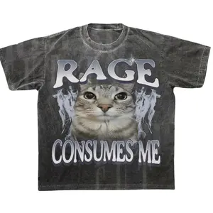 Rage Consumes Me Cat Shirt, Funny Cat Meme T-Shirt, Vintage Unhinged Cat Tee, Silly Cat Graphic Shirt, Unisex Shirt