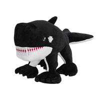 Black four-clawed shark 17cm high 25cm long