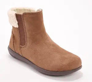 Revitalign Orthonic Suede Cozy Cuff Ankle Boot Trestle Boot