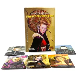 Strategic Card Game for Parties, Future City Shadow Duel, Role Skill Cards, Easter Valentine Christmas Strategy Game, Fun Family Entertainment