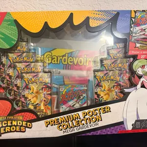 Pokémon Mega Evolution Ascended Heroes Premium Poster Collection Box Featuring Mega Gardevoir