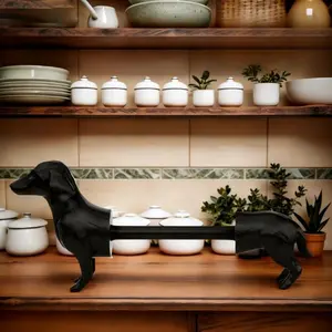 Viral Dachshund Tissue Holder, Tissue Dispenser, Must-Have for Pet Lovers, Functional Paper Towel Shelf, Holds Standard Kitchen Paper Rolls, Bathroom Organizer