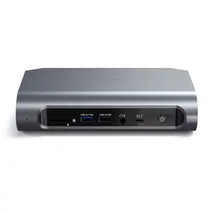 Satechi 16 in 1 Thunderbolt 4 USB C Docking Station, 100W Charging, up to 4 Screens 4K/60Hz, USB C Data, 6 USB-A Ports, Micro/SD Card Readers, 2.5Gbps Ethernet for MacBook Air/Pro, Mac/Windows