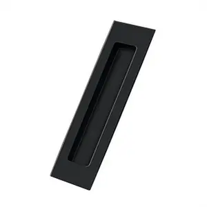 212 MAIN Deltana FP7178U19 Solid Brass Rectangular Flush Pull - 7x1.87x0.37 in, Black, Handle, Weatherproof, Corrosion-Proof Door Hardware